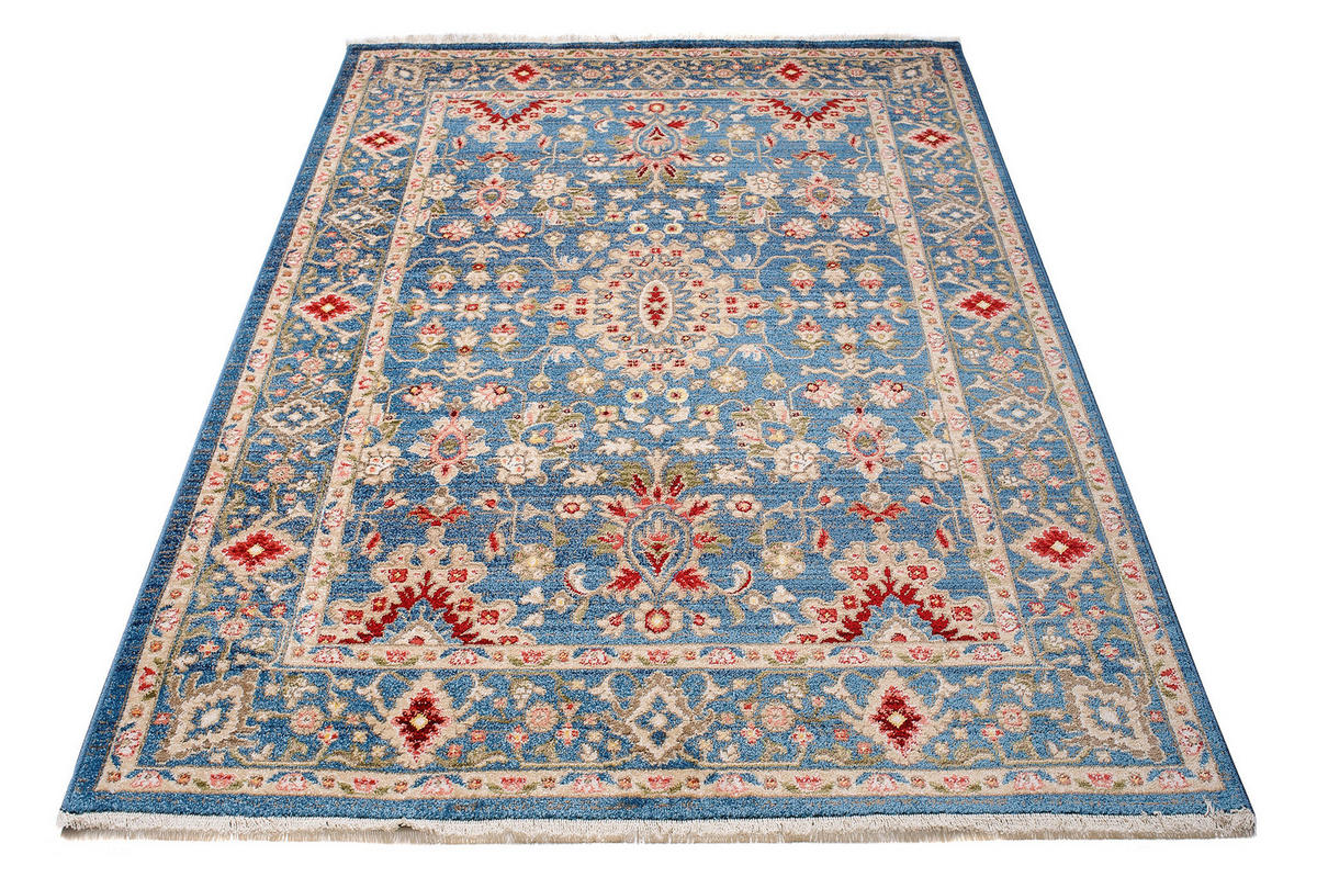 TEPPICH RIVIOLI Blau 80/150 cm - Blau, Textil (80/150cm) - Tapiso