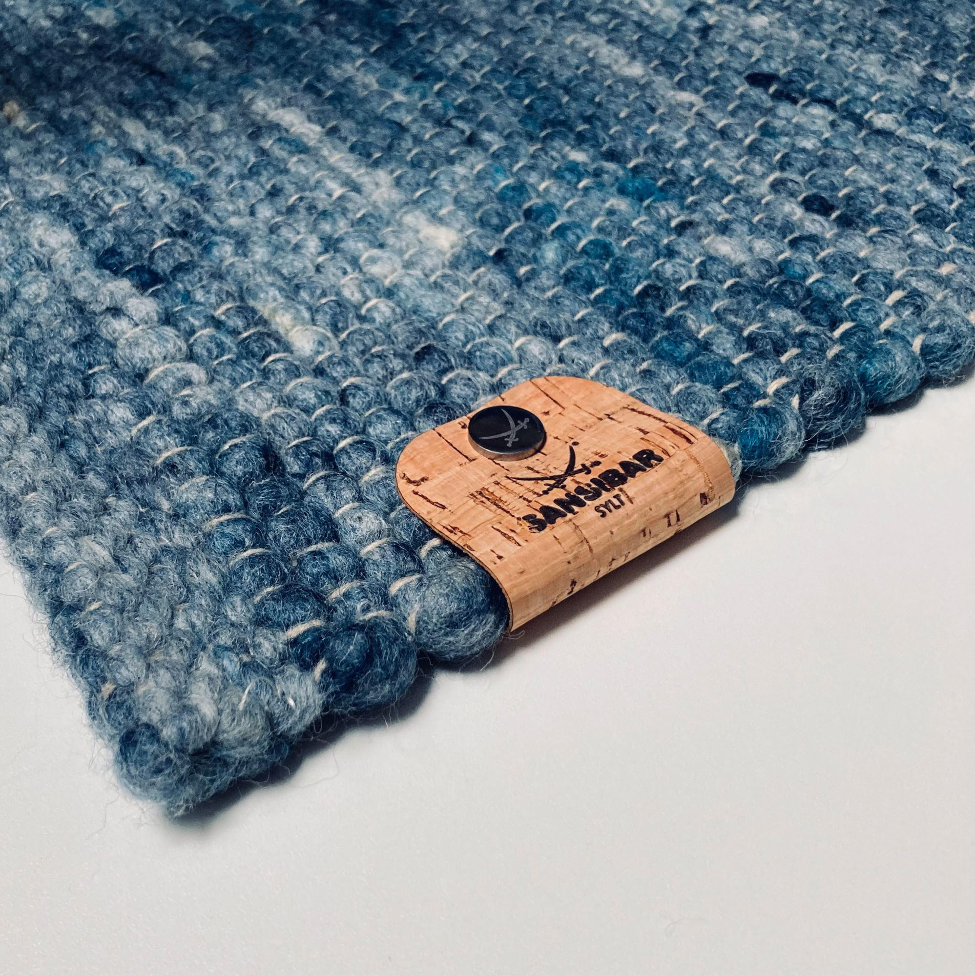 WEBTEPPICH Hörnum 170x240 cm - Blau, Textil (170/240cm) - Sansibar SYLT
