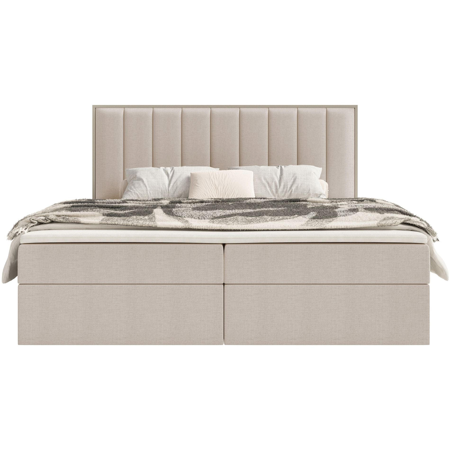 BOXBETT Togents Beige Chenille hydrophob 140x200 cm - Beige, Textil (140/200cm) - Selsey