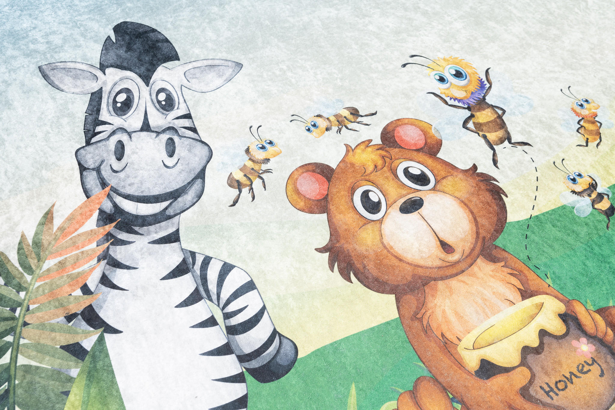 Thumbnail - Tapiso Teppich, Grün, Kunststoff, 120x170 cm, Teppiche & Böden, Teppiche, Teppich Kinderzimmer