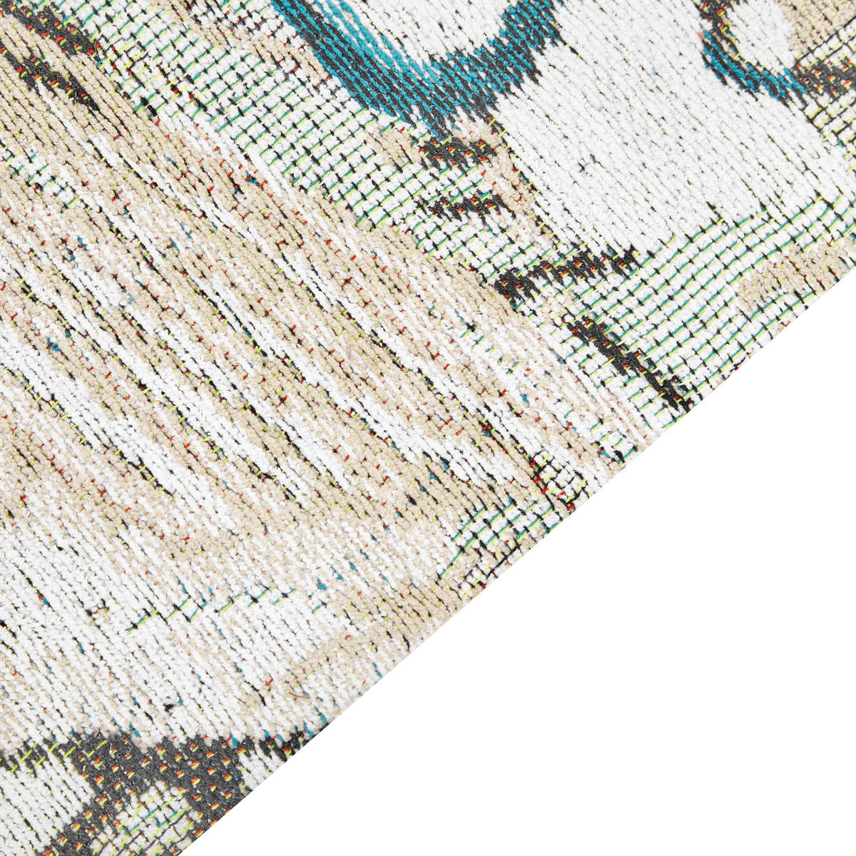 KURZFLOR-TEPPICH Ariha 200/140 cm - Multicolor, Textil (140/200cm) - Beliani