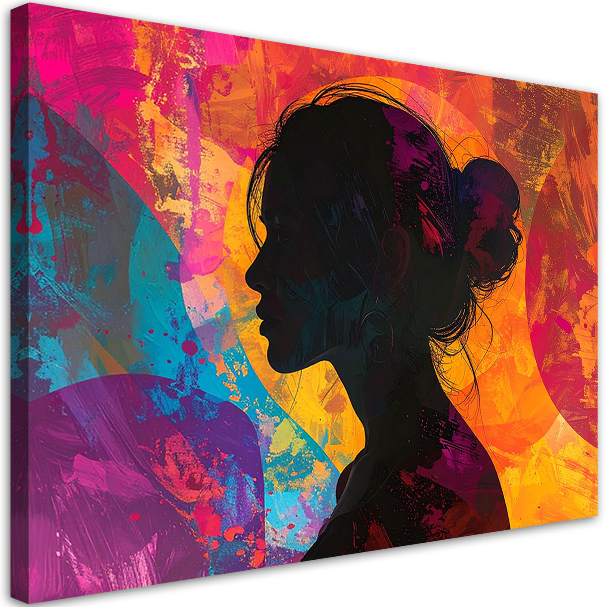 Feeby Bild Mehrfarbig 90x60 cm
