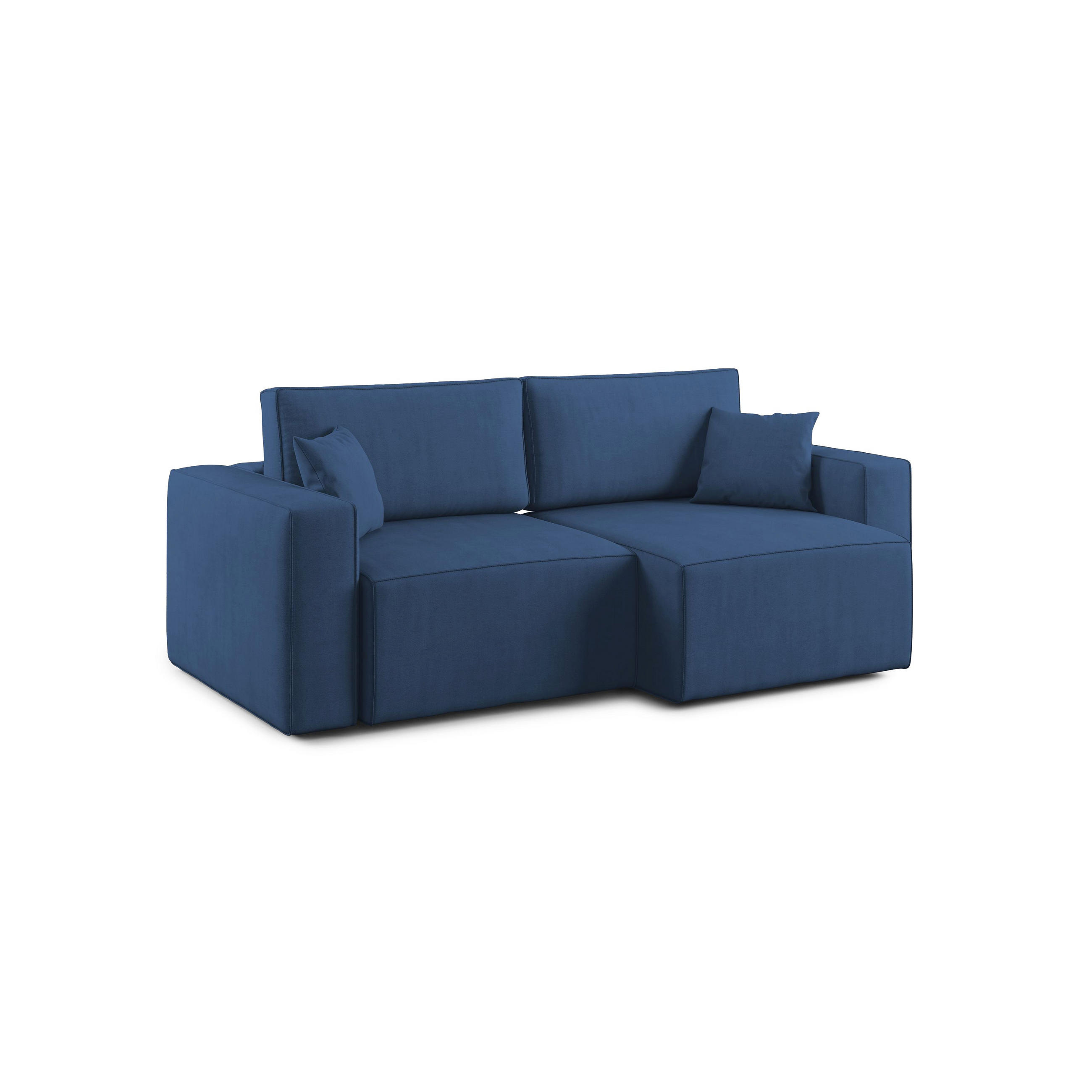 LINEARSOFA Morfeo - Blau, Textil (180/86/99cm) - Divani.store