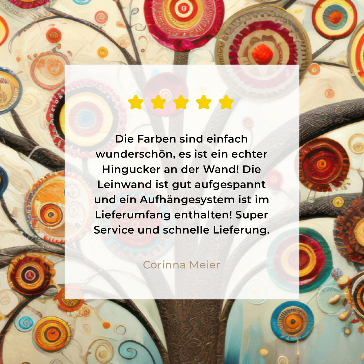 LEINWANDBILD Baum - Baum des Lebens - Farbe Wanddeko 90x60 cm - Braun, Textil (90/60cm) - MuchoWow