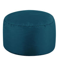 SITZPOUF Klassisch Rund - Petrol/Grün, Kunststoff (38/20/38cm) - Veeva