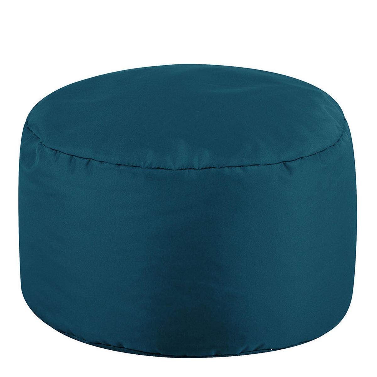 SITZPOUF Klassisch Rund - Petrol/Grün, Kunststoff (38/20/38cm) - Veeva