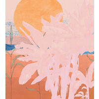 FOTOTAPETE Blätter 250 x 280 cm - Pink, Papier (250/280cm) - Sanders & Sanders