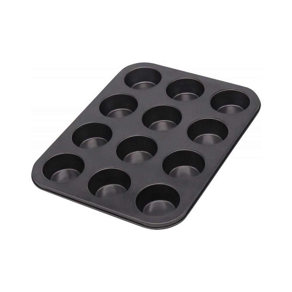 Kinghoff  Kinghoff Muffinform Schwarz 26.5x3x35 cm
