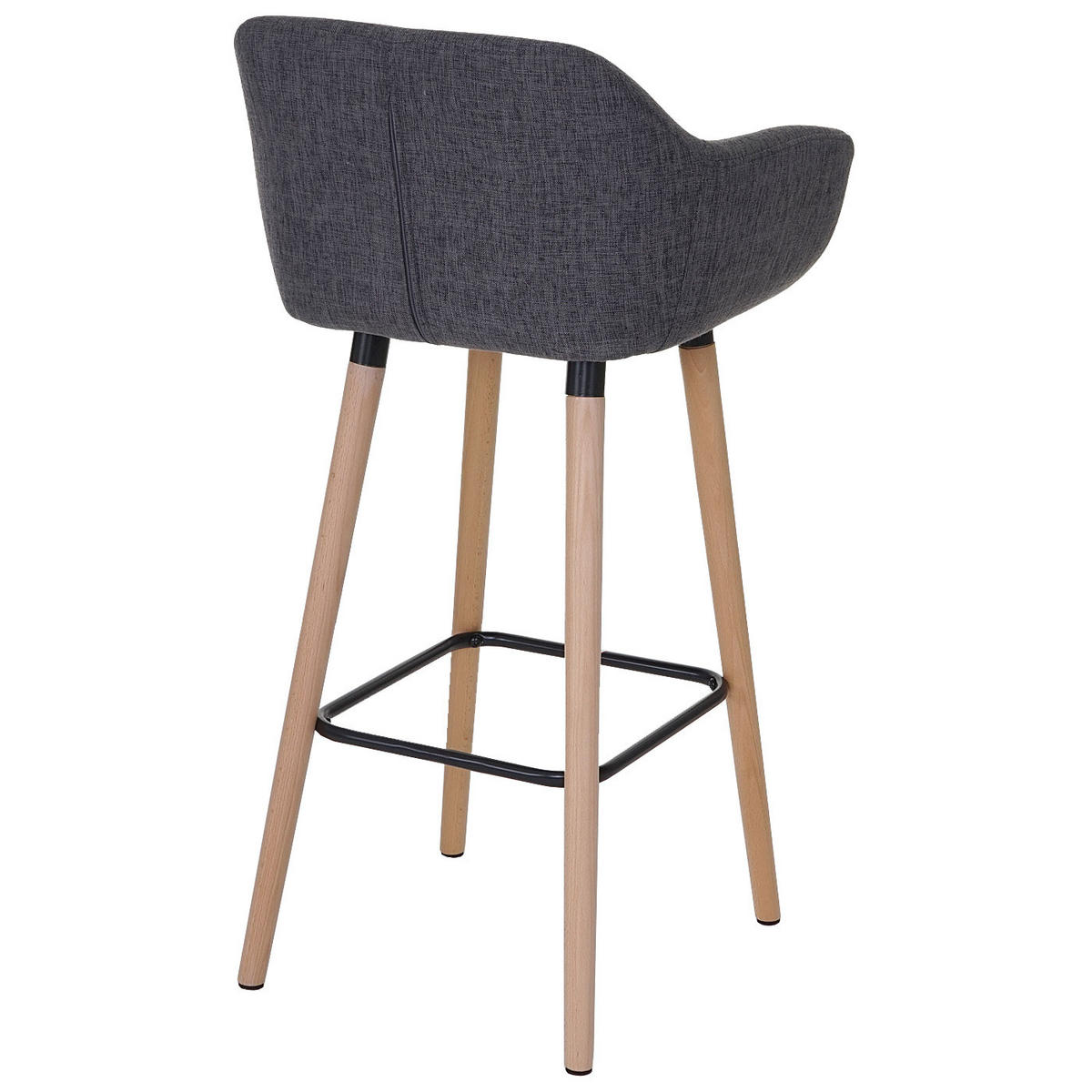 BARHOCKER Grau - Grau, Textil (53/99/45cm) - MCW