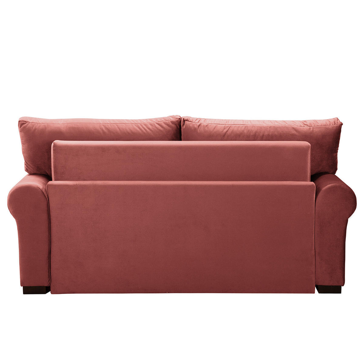SCHLAFSOFA - Transparent/Altrosa, Birkenholz/Textil (165/95/90cm) - home24