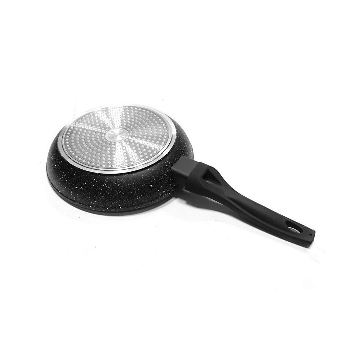 PFANNE Schwarz 16/16/4 cm KB7288 - Schwarz, Metall (16cm) - Klausberg 