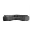 ECKSOFA Univ Celes Premium Ascot Bukla - Graphitfarben, Holzwerkstoff/Textil (246/246cm) - Fun Möbel