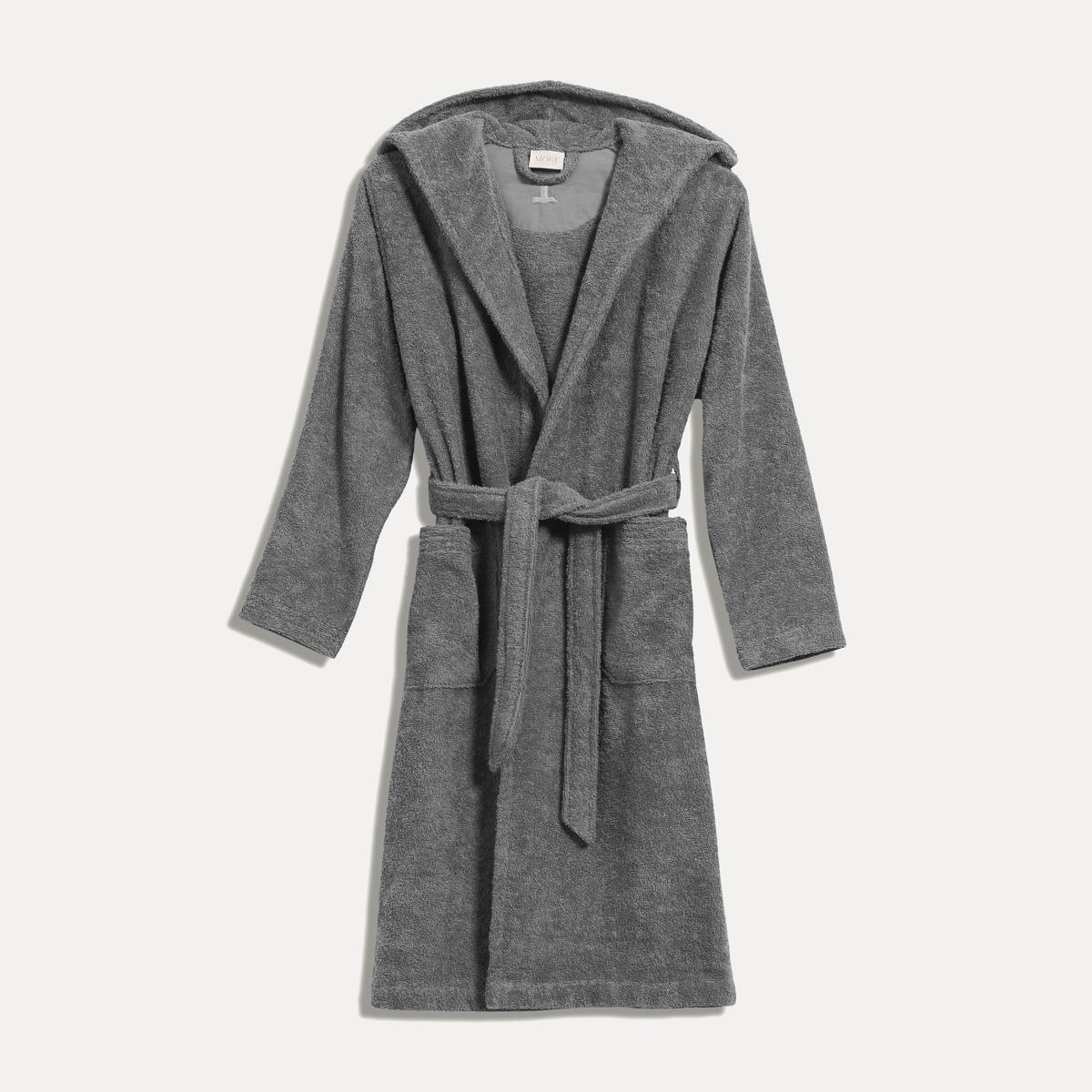 BADEMANTEL MIT KAPUZE SUPERWUSCHEL - Grau, Textil (164null) - MÖVE