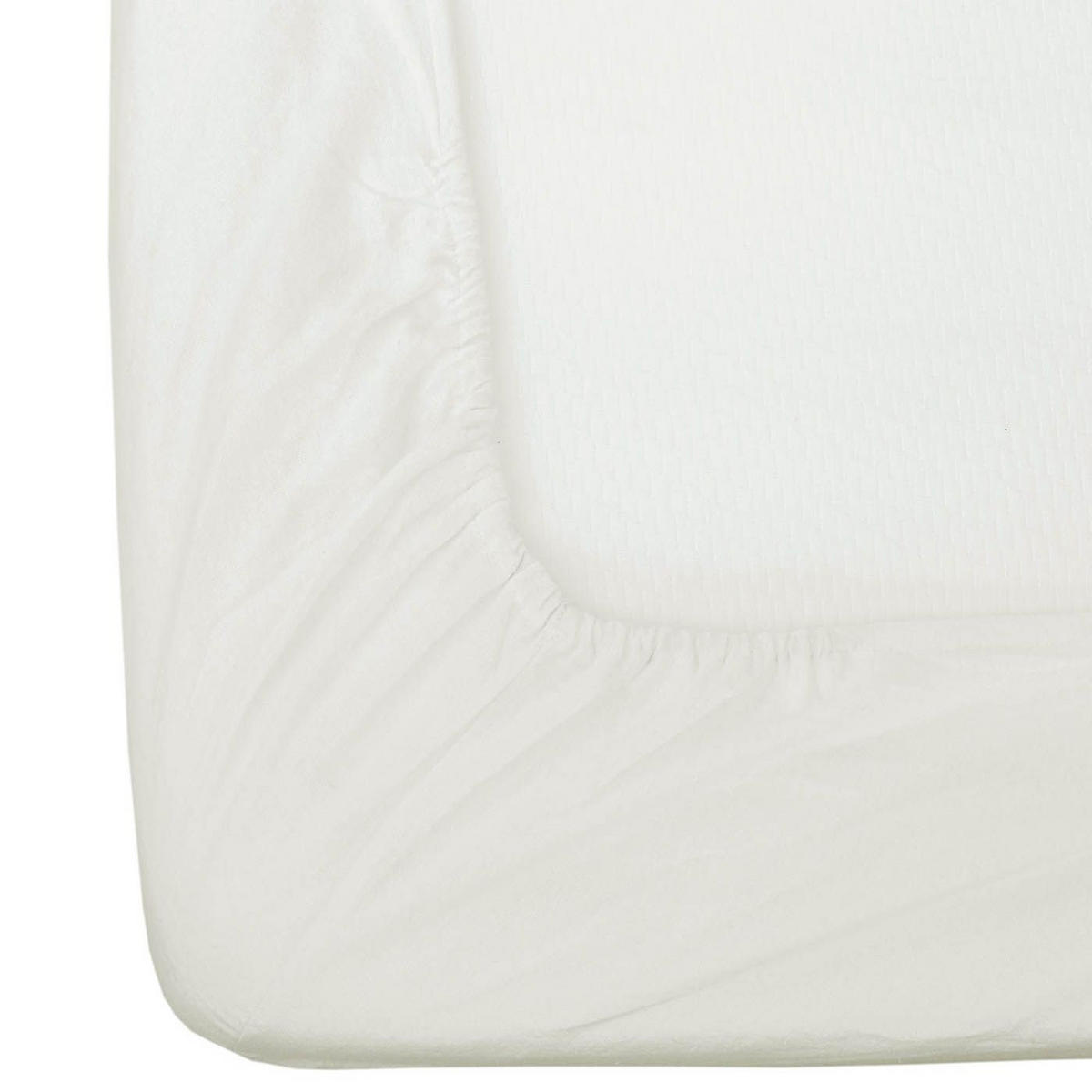 SPANNBETTLAKEN Flanell aus 100% Baumwolle - Creme, Textil (150/200cm) - Homescapes