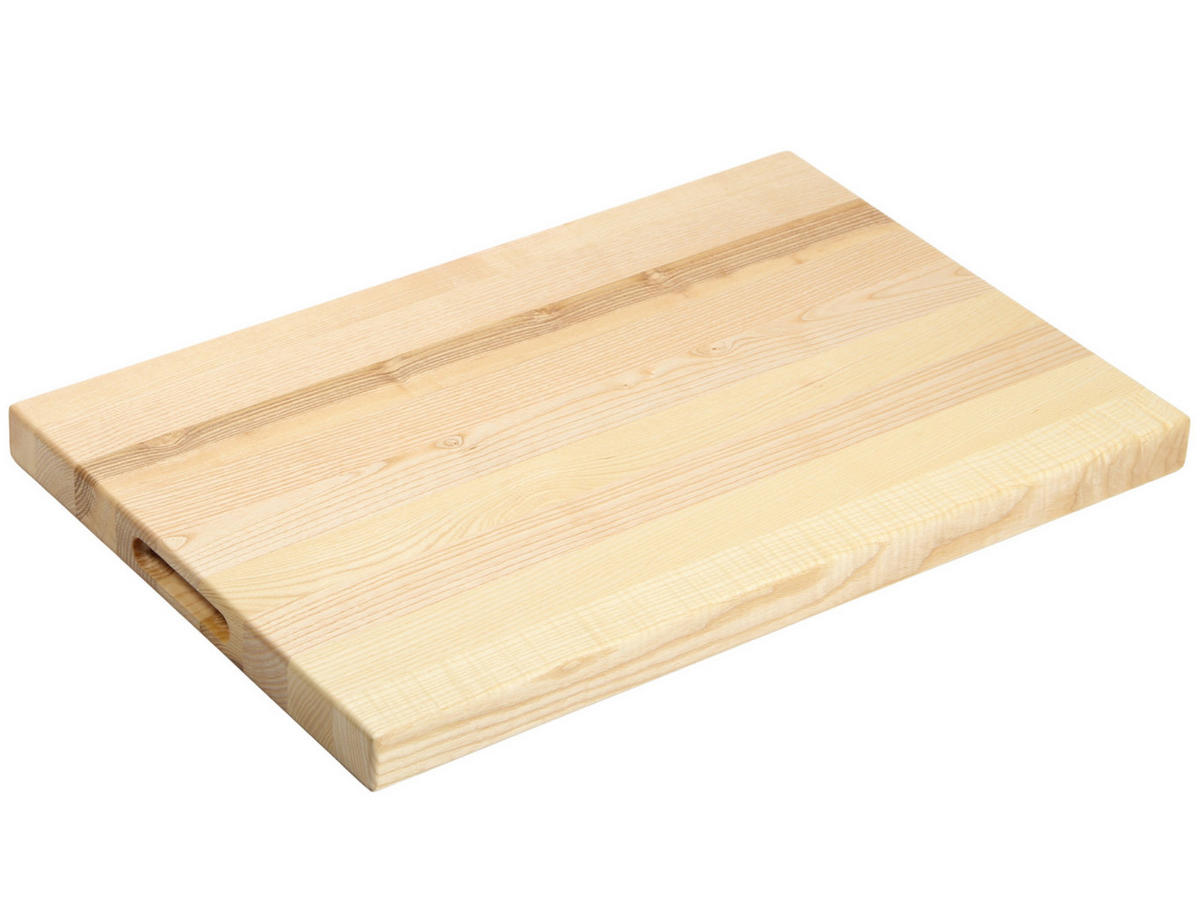 SCHNEIDEBRETT Holz - Mit Griff - Eschenholz - 60 x 40 x 4 cm - Braun, Holz (40/60cm) - Blackwell