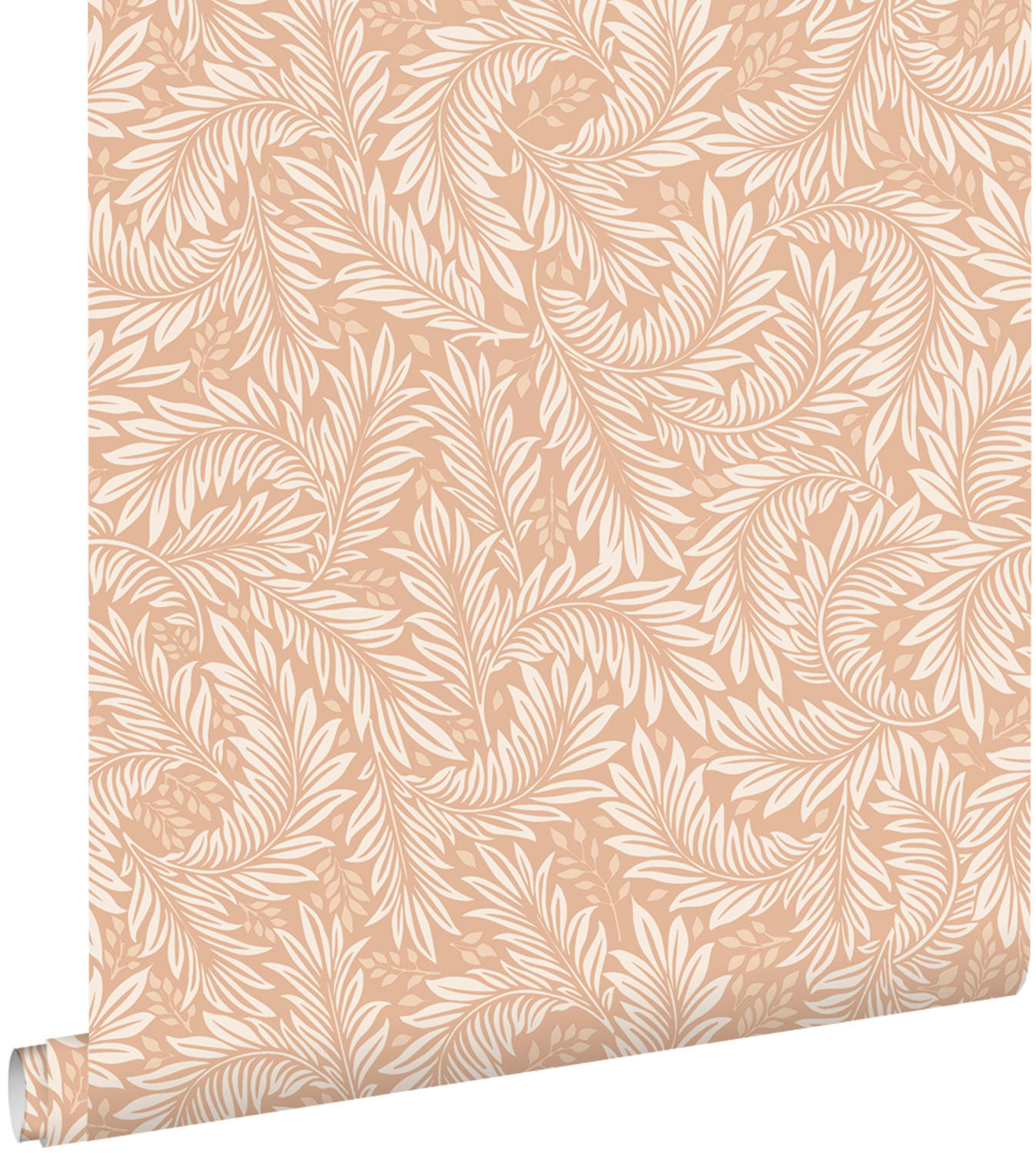 TAPETE Blätter 50 x 900 cm - Terracotta, Papier (50/900cm) - ESTAhome