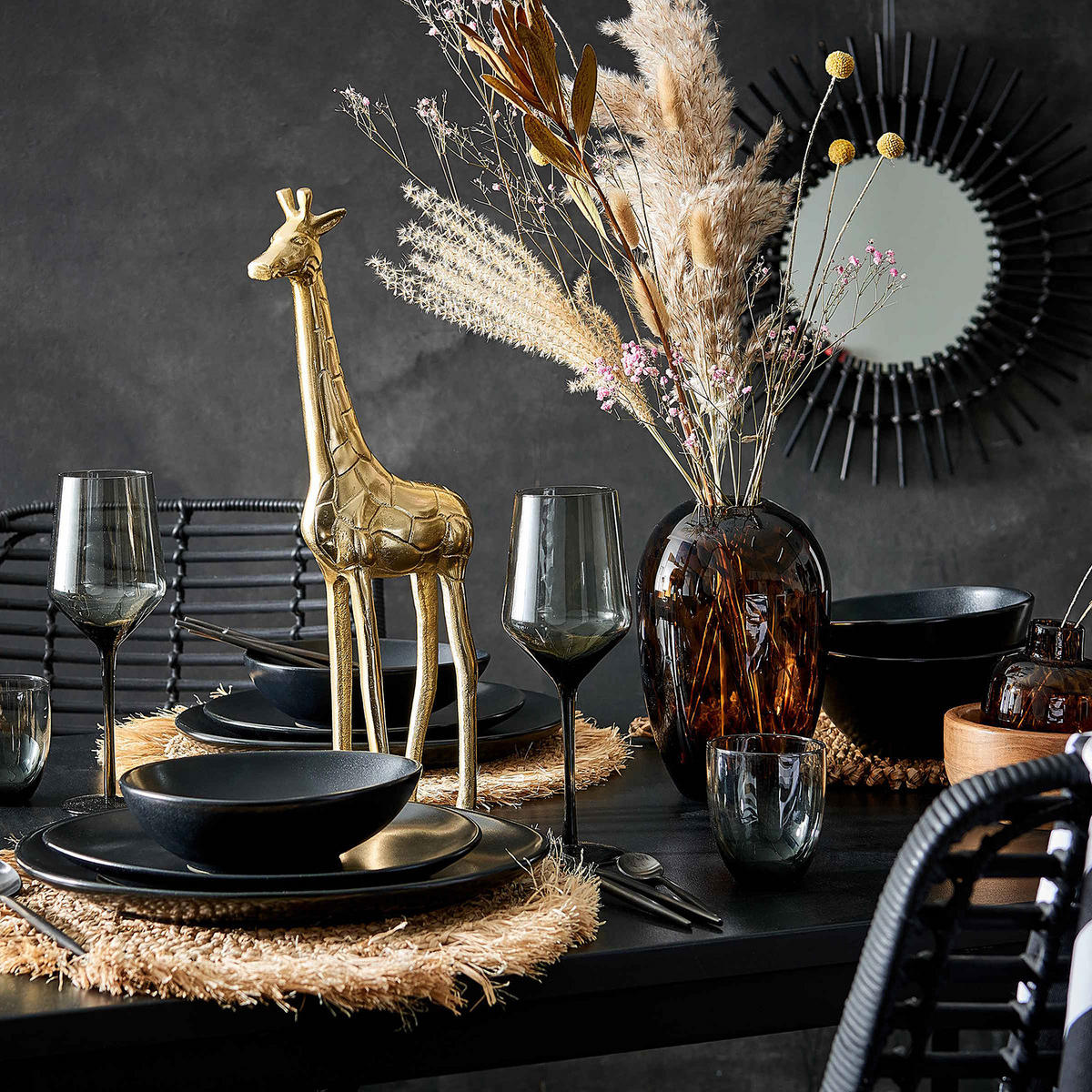 TISCHSET Raffia - Beige, Naturmaterialien (41/41cm) - BUTLERS