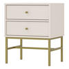 NACHTTISCH TORINO 51,8/62,5/40,8 cm Beige - Beige, Holzwerkstoff (51.8/62.5/40.8cm) - MASSENO