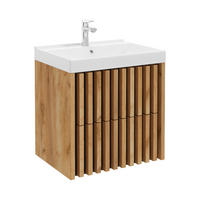 WASCHTISCH Lucca-107 - Braun, Holzwerkstoff (61/63/46cm) - Lomado