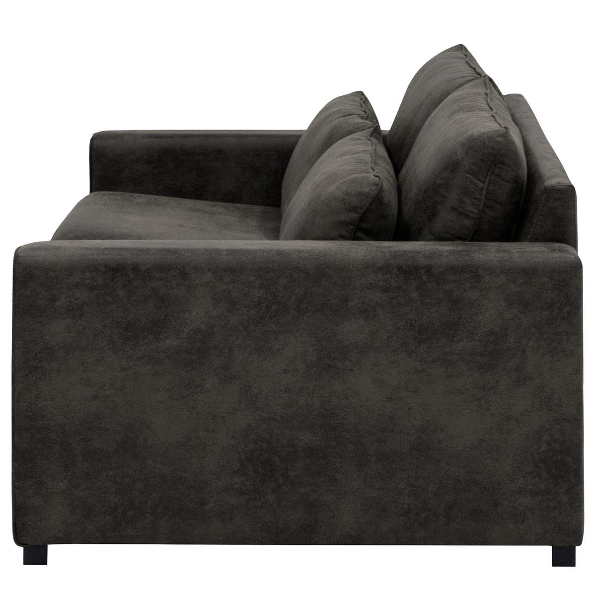 2,5-SITZER SOFA - Anthrazit, Textil (180/82/104cm) - home24