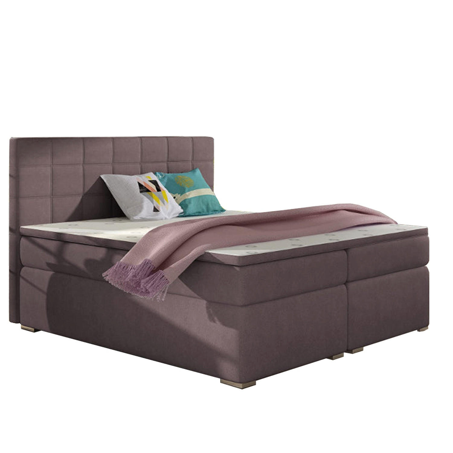 Best For Home Boxbett Dunkelrosa 180x200 cm