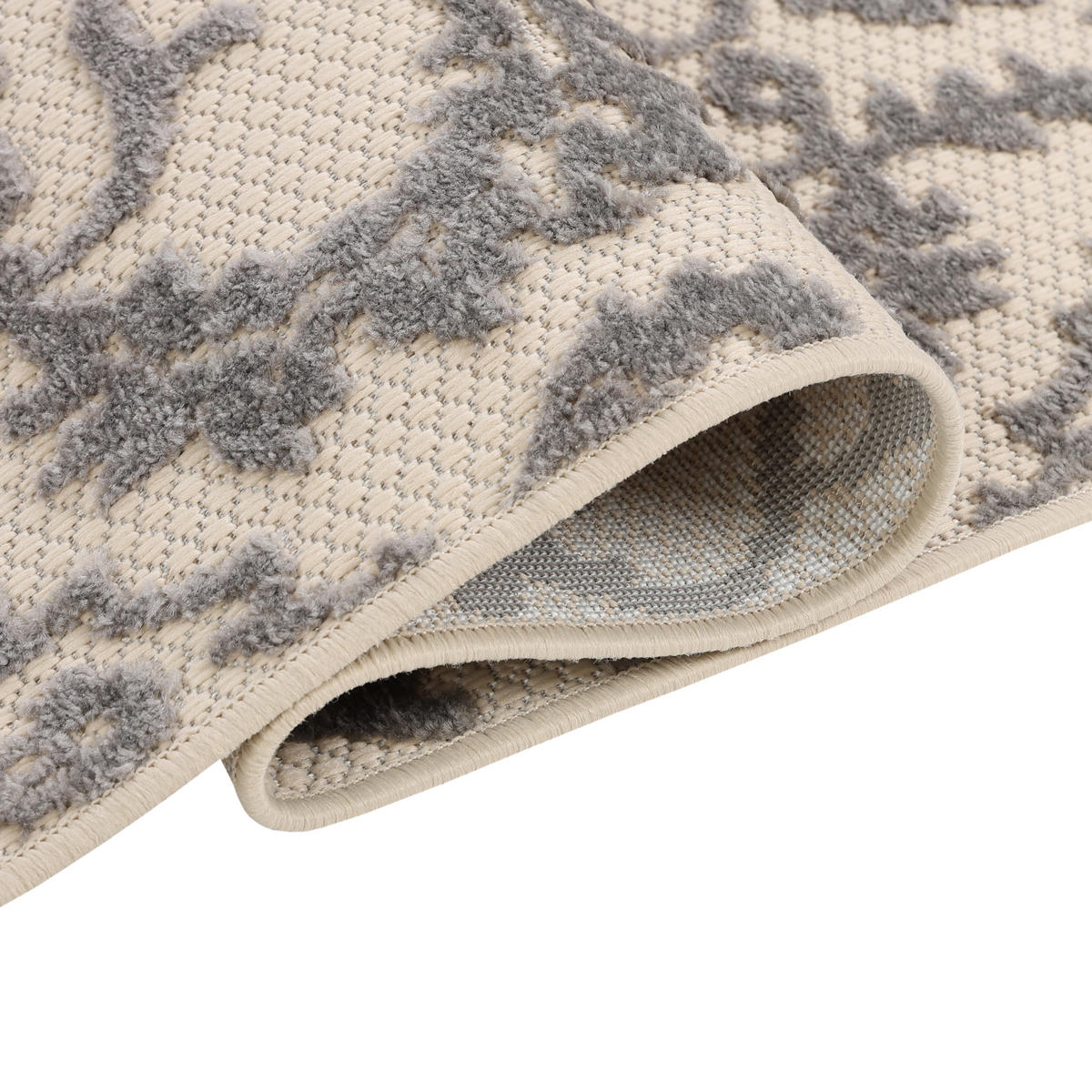 TEPPICH PATIO CREME 90/150 cm - Creme, Textil (90/150cm) - Tapiso