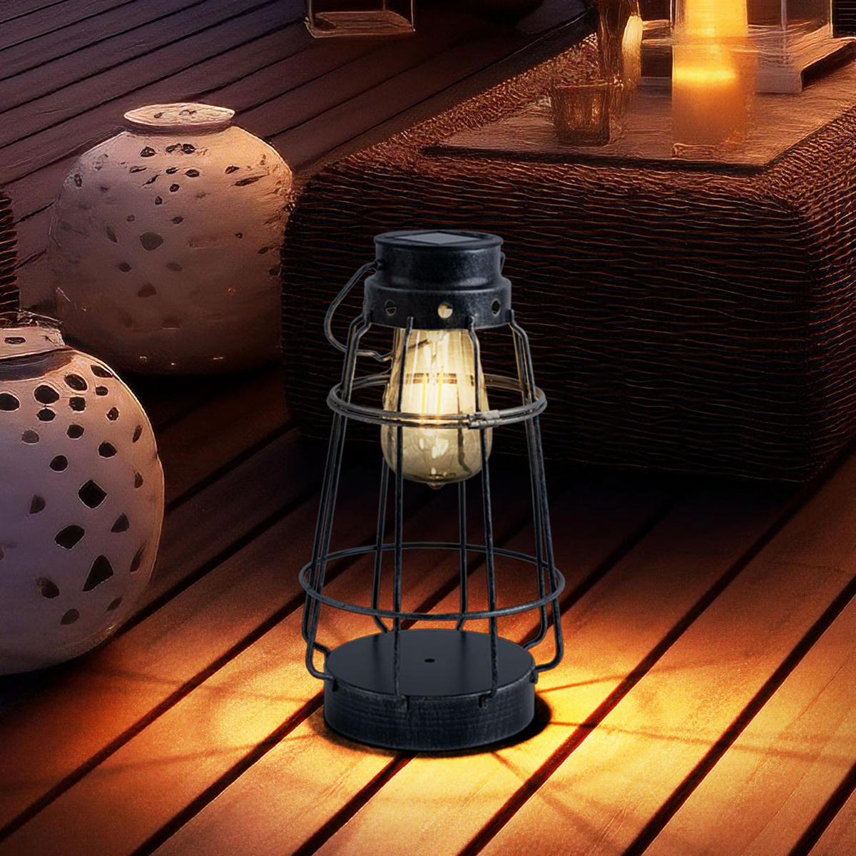 LED AUSSENLEUCHTE Metall Silber maritim 3er Set - Silberfarben, Metall (16/16/27cm) - Nowa