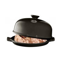 BROTBACKFORM Fusain - ø 28 cm / 4.5 Liter - Grau, Keramik (2/17/34cm) - Emile Henry