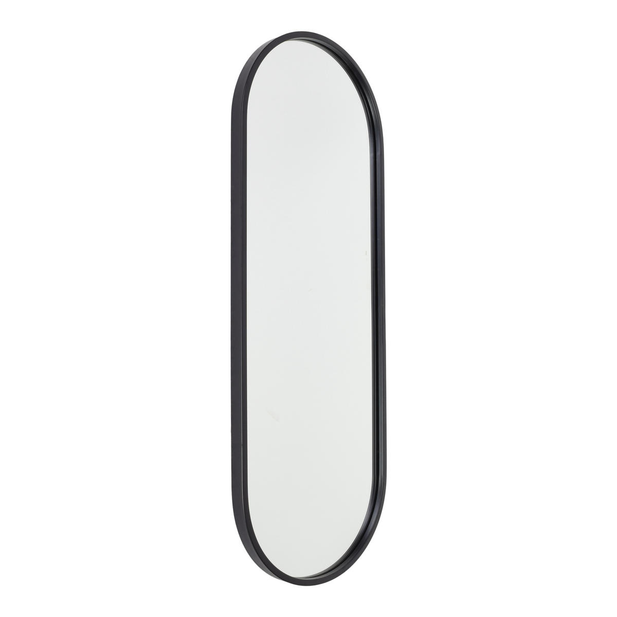 WANDSPIEGEL Boston Schwarz - Schwarz, Metall (30/80/4cm) - Fragix