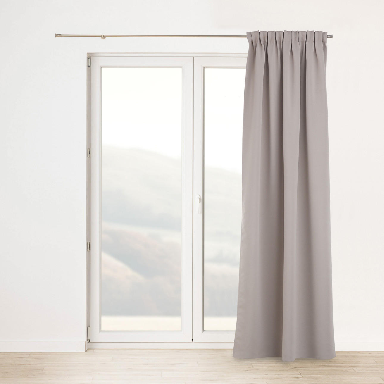 VERDUNKELUNGSVORHANG mit Schlaufenband 140x280cm beige - Beige, Textil (140/280/1cm) - Dekoria