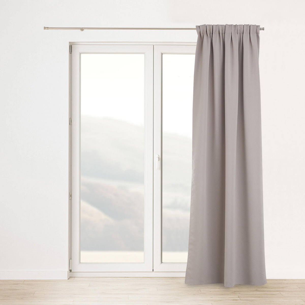 VERDUNKELUNGSVORHANG mit Schlaufenband 140x280cm beige - Beige, Textil (140/280/1cm) - Dekoria