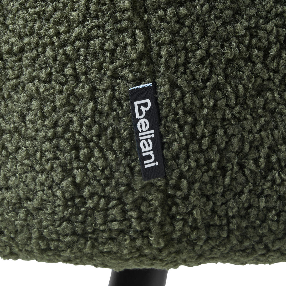 JÍDELNÍ ŽIDLE sada 2 ks Sametová látka Tmavě zelená Sanilac - tmavě zelená, kov/textil (52/75/44cm) - Beliani