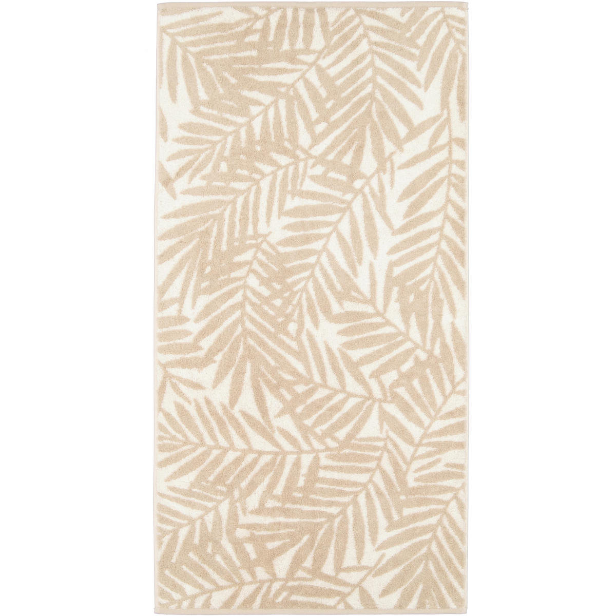 GÄSTETUCH MAISON BLÄTTER 6267 NATUR - 33 - Beige, Textil (30/50cm) - Cawoe