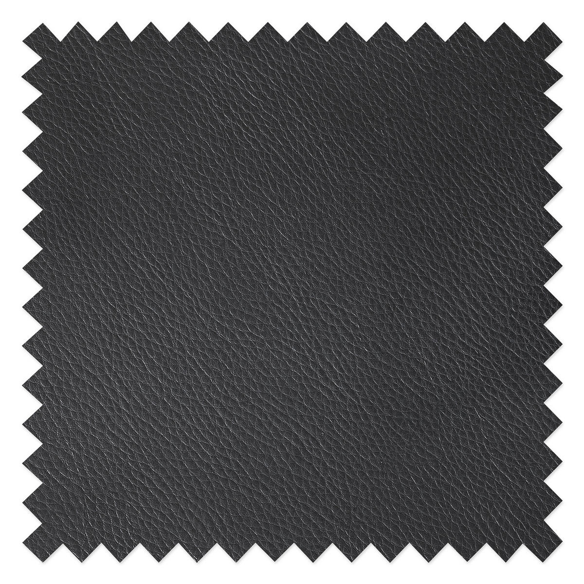 BARHOCKER - Kunstleder - Chromfarben/Schwarz, Kunststoff/Metall (36/63/36cm) - home24