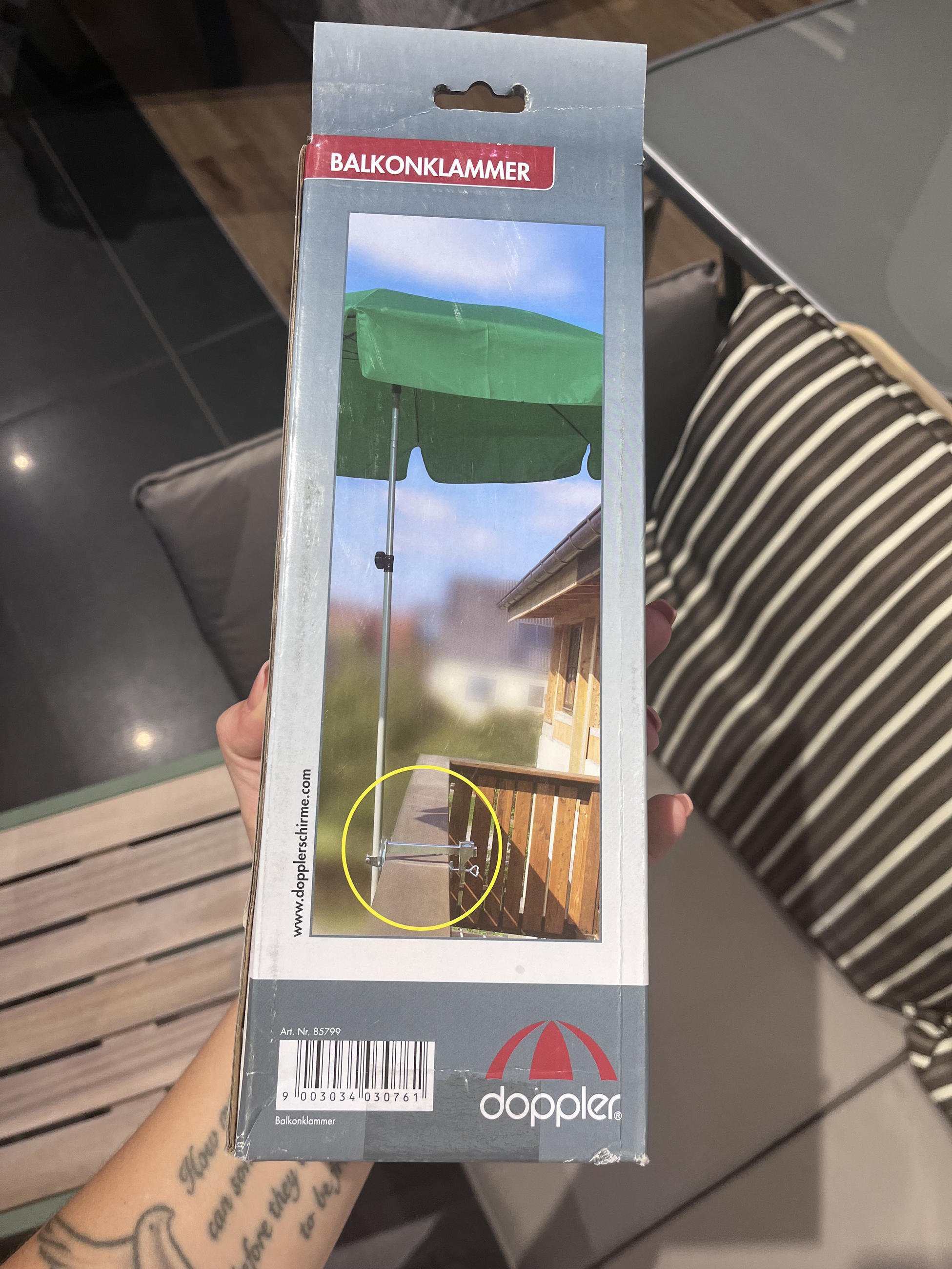 BALKONKLAMMER - Doppler