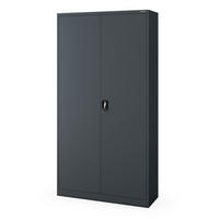 AKTENSCHRANK Jan II 220 - Anthrazit, Metall (115/220/40cm) - Jan Nowak