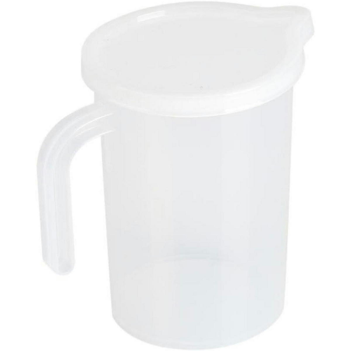 MESSBECHER 500 ml mit Deckel transparent - Transparent, Kunststoff (0.5L)
