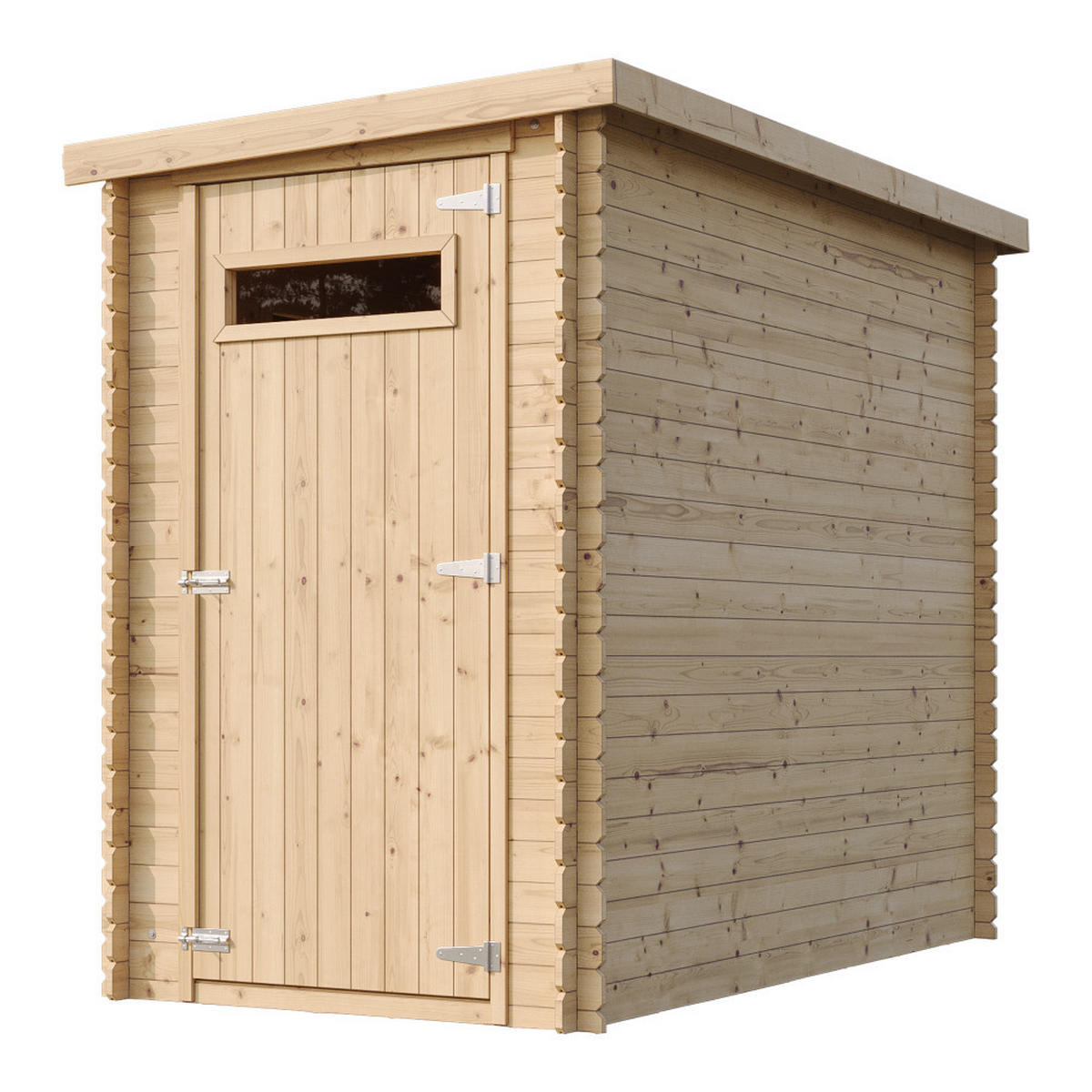 DREVENÝ záhradný domček 2,63 m² TIMBELA M306A+M306G - béžová, drevo (144/204/239cm) - Timbela