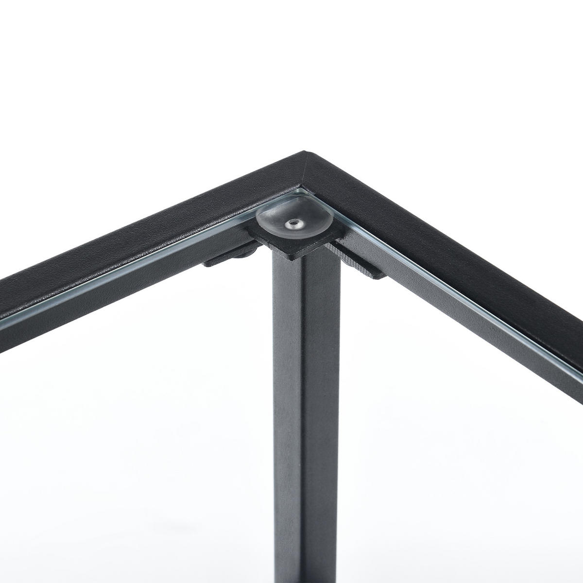 BEISTELLTISCH Norrtälje - Transparent, Glas (45/45/55cm) - [en.casa]