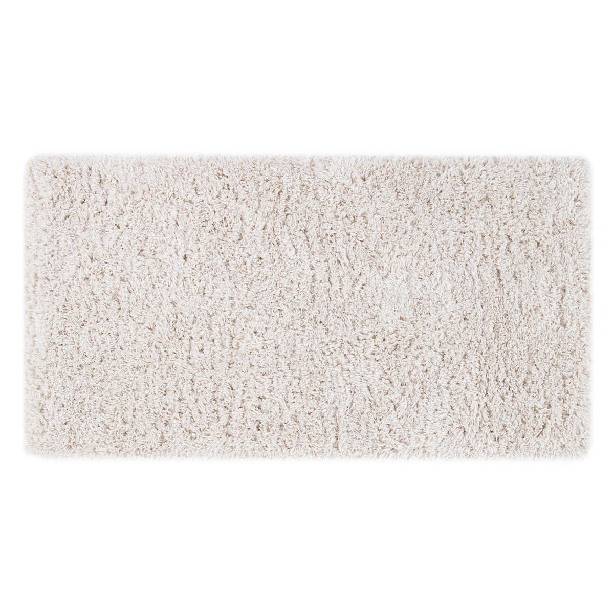 TEPPICH Recycelt Langflor Elfenbein 160x230 cm AIMEE - Beige, Textil (160/230cm) - Miliboo