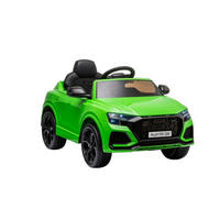 KINDER ELEKTROAUTO Audi RS Q8 grün EVA-Reifen, Kunstledersitz, Fernbedienung, Musik- und USB-Funktion - Grün, Kunststoff (101/62/51cm) - Es-Toys