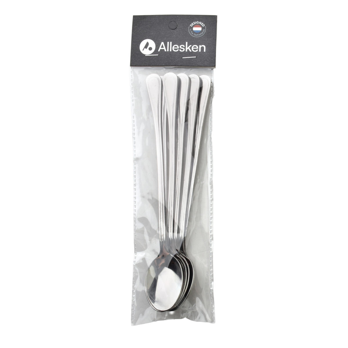 KAFFEELÖFFEL Chamomile 6-tlg silberfarben 2/2/20cm Edelstahl - Silberfarben, Metall - Mondex