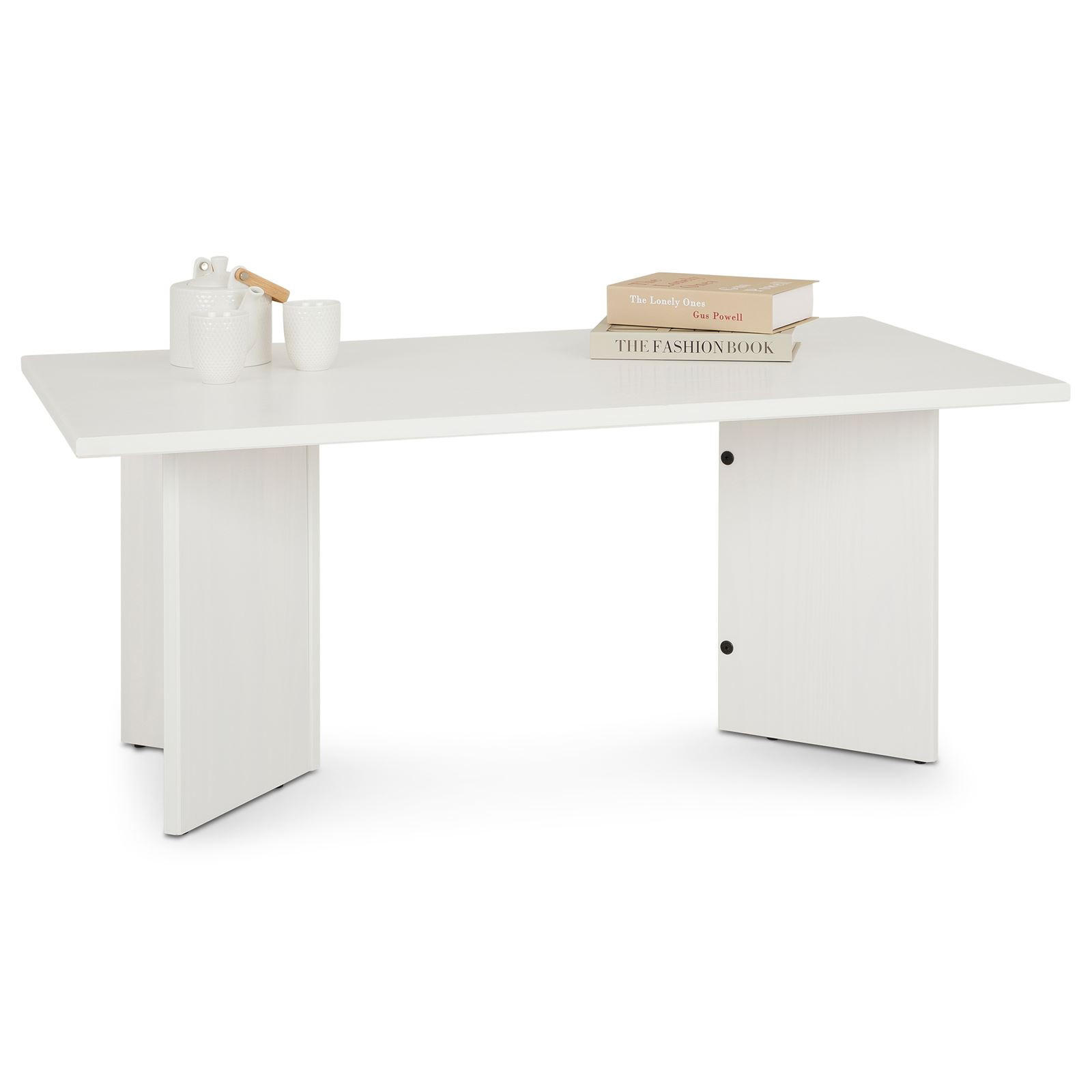 COUCHTISCH MESA weiß - Weiß, Holz (60/110/45cm) - IDIMEX