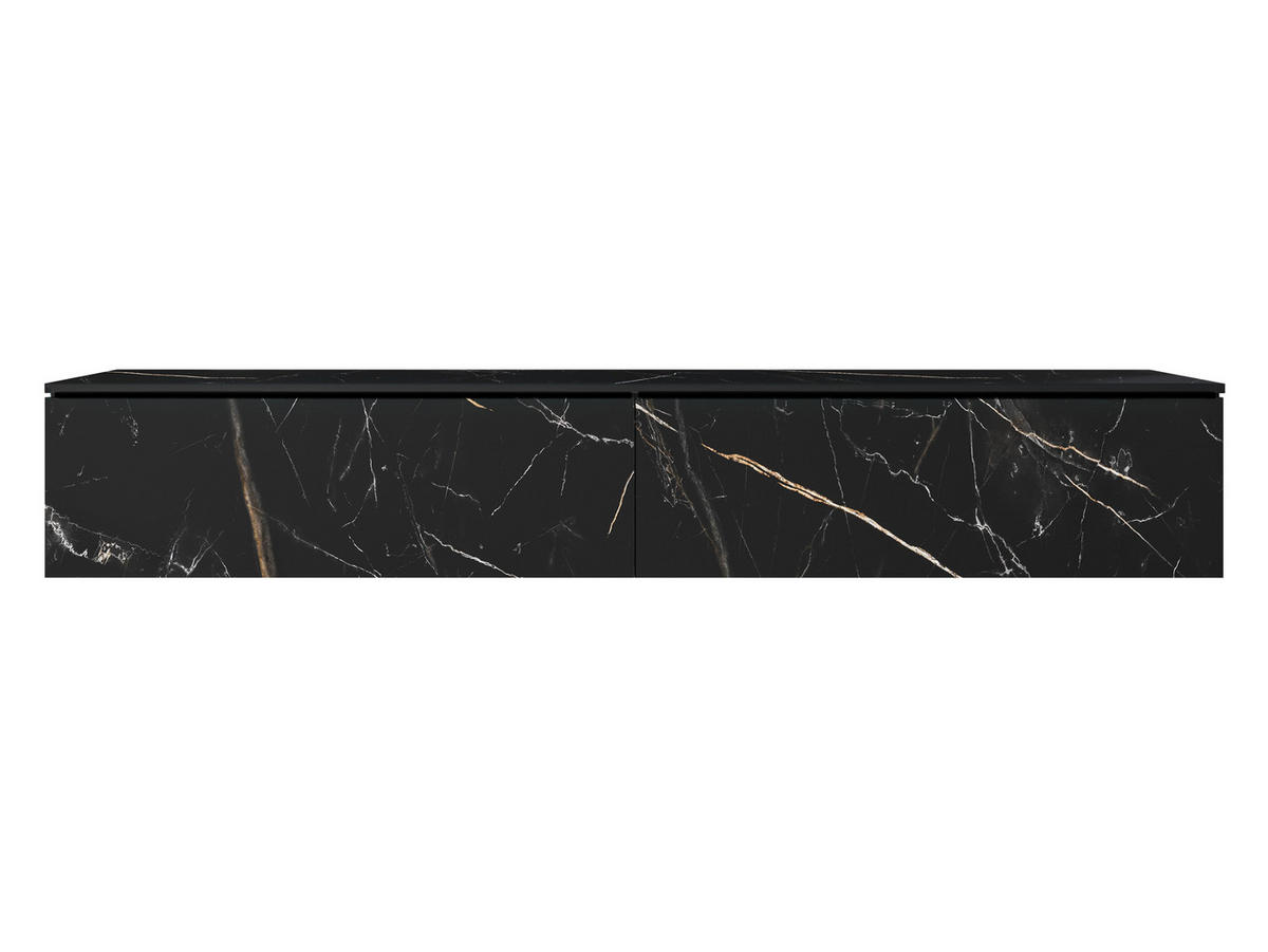 TV-LOWBOARD D180 - Silberfarben/Multicolor, Holzwerkstoff/Kunststoff (180/30/33cm) - MIRJAN24
