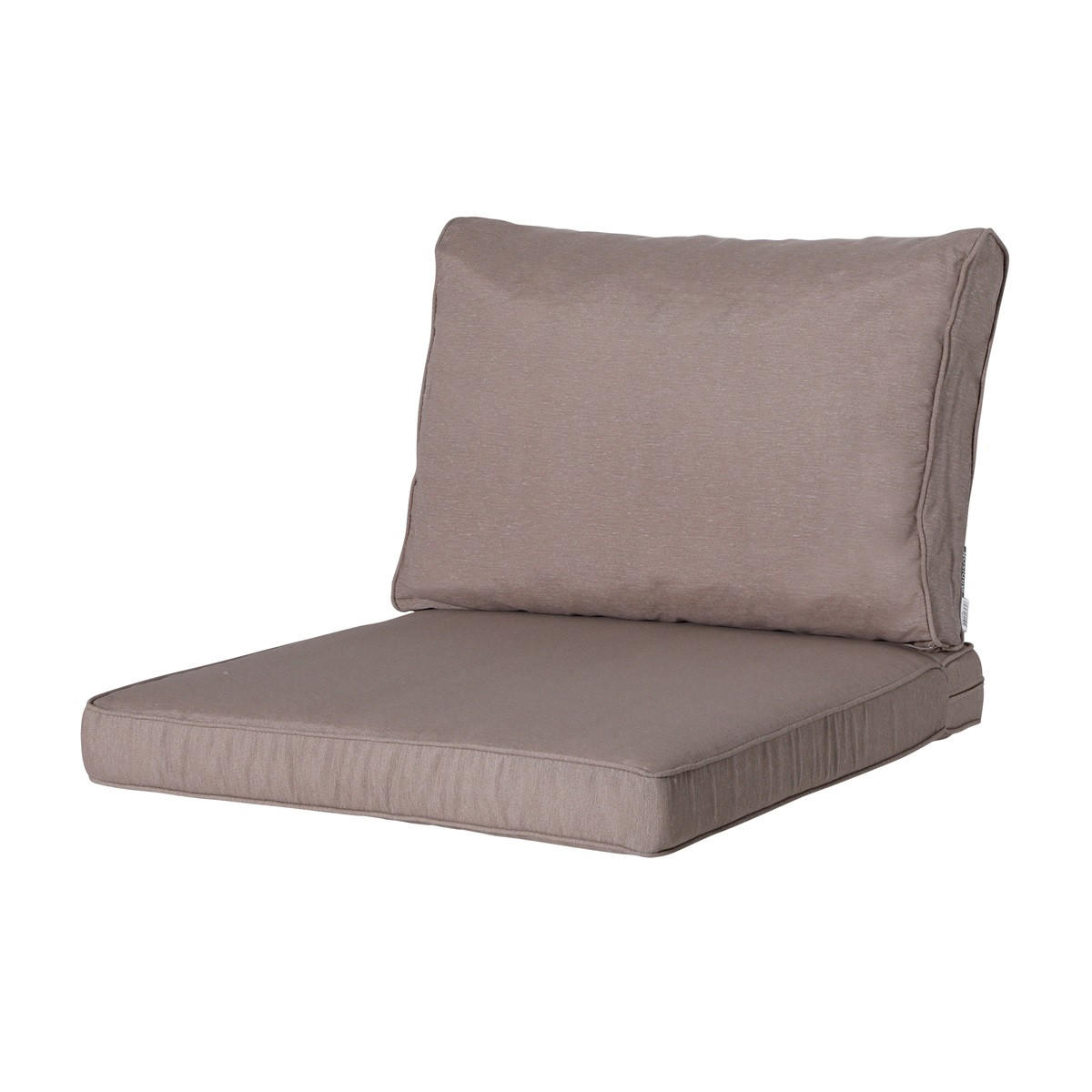 SITZKISSEN Panama 60/60 cm 2er-Set - Taupe, Textil (60/8/60cm) - Madison