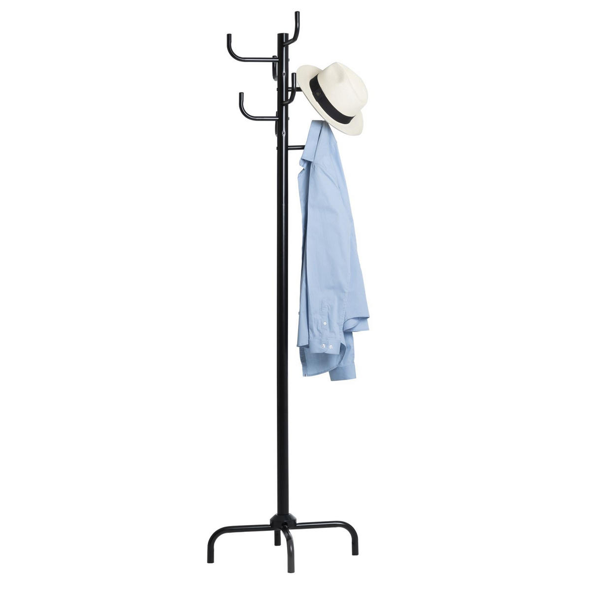 KLEIDERSTÄNDER KAKTUS - Schwarz, Metall (49/177/49cm) - IDIMEX