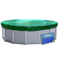 POOLABDECKUNG Rund Planenmaß Ø 720 cm für Pool 600-650 cm Grün - Grün, Kunststoff (720/720cm) - QUICK STAR