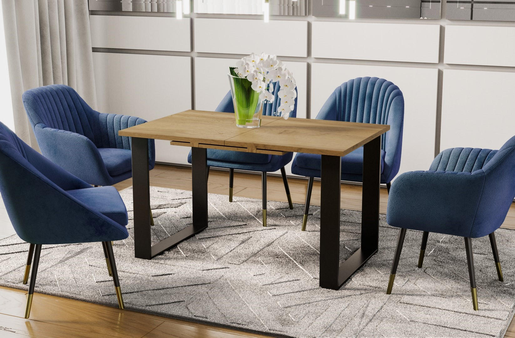 ESSTISCH Cora ausziehbar bis 210 cm - Eiche Wotan, Holzwerkstoff (130/80/76cm) - Endo-Moebel