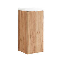 HÄNGESÄULE April Holz und Weiß - Weiß, Holzwerkstoff (35.4/80/35cm) - Petits-meubles