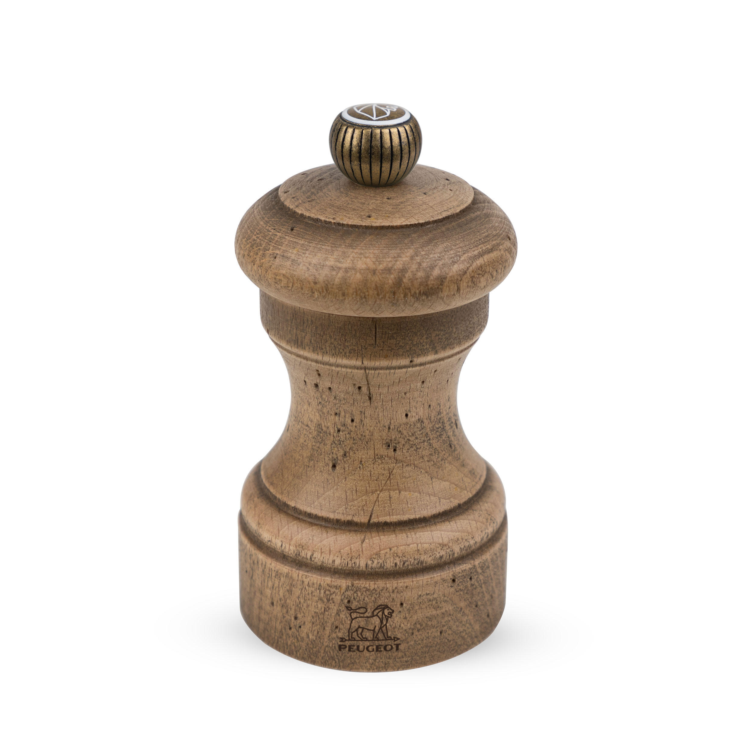 SALZMÜHLE Bistro Antiquaire 10cm Buchenholz Stahlmahlwerk - Braun, Holz (5.3/10/5.3cm) - PEUGEOT